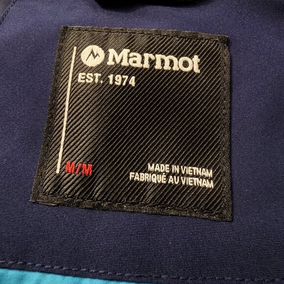 Marmot Refuge Jacket Arctic Navy Womens M Medium Ski Snowboard Primaloft Gorp - Picture 10 of 14